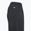 Women's trousers Under Armour Rival Fleece Script black/white 4