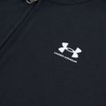 Women's sweatshirt Under Armour Sport Terry FZ black/white 3