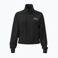 Women's sweatshirt Under Armour Rival Fleece Script HZ black/white 2