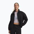 Women's training jacket Under Armour Unstoppable Woven FZ Jacket ultimate black/ultimate black