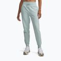 Women's trousers Under Armour Rival Fleece Joggers enamel blue/white