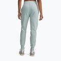 Women's trousers Under Armour Rival Fleece Joggers enamel blue/white 3