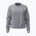 Women's sweatshirt Under Armour Sport Terry Crew mod gray light heather/white