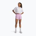 Women's running shorts Under Armour Fly By 3" pink dawn/white 2
