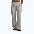 Women's trousers Under Armour Rival Fleece Script mod gray light heather/white