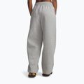 Women's trousers Under Armour Rival Fleece Script mod gray light heather/white 2