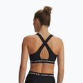 Training bra Under Armour Crossback Mid ultimate black/white 2
