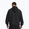Men's sweatshirt Under Armour Rival LW Graphic Hoodie black/black 2