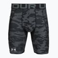 Men's training shorts Under Armour HG Printed Long Short black/castlerock/white