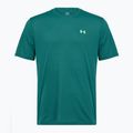 Men's training T-shirt Under Armour Tech Taping rack green/fade green 4