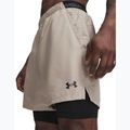 Men's training shorts Under Armour Vanish Woven 2.0 2IN1 Shorts timberwolf taupe/black 4