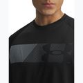 Men's training shirt Under Armour Tech Graphic Tee black/mod gray 3