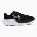 Women's running shoes Under Armour Chase black/black/white 2