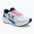 Women's running shoes Under Armour Velociti Pace white/team royal/metallic academy
