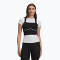 Women's training shirt Under Armour Meridian Contour Tank ultimate black/white/ultimate black