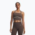 Women's training shirt Under Armour Meridian Contour Tank peppercorn/white/peppercorn