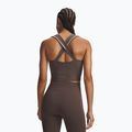 Women's training shirt Under Armour Meridian Contour Tank peppercorn/white/peppercorn 2