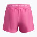 Children's training shorts Under Armour UA Tech Play Up 2IN1 Shorts pink frenzy/white 2