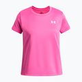 Children's training shirt Under Armour Tech SSC SS pink frenzy/white