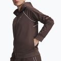 Women's tracksuit Under Armour Rival Tricot Tracksuit HD peppercorn/white 3