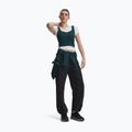 Women's training trousers Under Armour Rival Woven Core Pants black/white 2