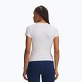 Women's training shirt Under Armour Motion Fitted SS white/halo gray 2