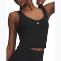 Women's training shirt Under Armour Motion Tank ultimate black/white 3