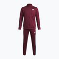 Children's tracksuit Under Armour Knit Track Suit vintage maroon/fresco blue/white