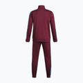 Children's tracksuit Under Armour Knit Track Suit vintage maroon/fresco blue/white 2