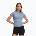 Women's training shirt Under Armour Motion Fitted SS blue wind/blue fog