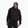 Men's sweatshirt Under Armour Icon Heavyweight Terry Hoodie ultimate black/ultimate black
