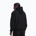 Men's sweatshirt Under Armour Icon Heavyweight Terry Hoodie ultimate black/ultimate black 2