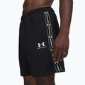 Men's shorts Under Armour Icon Fleece Taped Shorts ultimate black/white 4