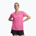 Women's training shirt Under Armour Tech SSV Solid pink frenzy/prime pink