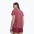 Women's training shirt Under Armour Tech V-Twist claret/ox blood 2