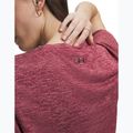 Women's training shirt Under Armour Tech V-Twist claret/ox blood 3