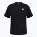 Men's T-shirt Under Armour Icon HWT Tee Taped SS ultimate black/white