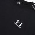 Men's T-shirt Under Armour Icon HWT Tee Taped SS ultimate black/white 3