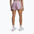 Women's running shorts Under Armour Fly By 3" Shorts mauve pink/purple echo/reflective 3