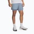 Men's running shorts Under Armour Launch 5" 2IN1 Shorts blue wind/blue fog/reflective