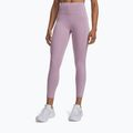 Women's running leggings Under Armour Velociti Ankle Tights mauve pink/reflective
