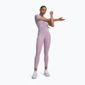 Women's running leggings Under Armour Velociti Ankle Tights mauve pink/reflective 2
