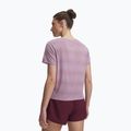 Women's running shirt Under Armour Velociti SS mauve pink/reflective 2