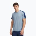 Men's running shirt Under Armour Velociti Reflect blue wind/blackout navy/reflective