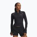 Women's running sweatshirt Under Armour Velociti Half Zip ultimate black/reflective
