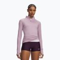 Women's running sweatshirt Under Armour Velociti Half Zip mauve pink/reflective