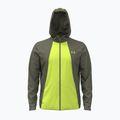 Men's training jacket Under Armour Tech Utility Woven Jacket marine od green/green citrine/green citrine