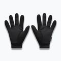 Men's running gloves Under Armour Velociti Liner black/black/reflective 3
