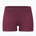 Women's training shorts Under Armour HeatGear Shorty claret/ox blood