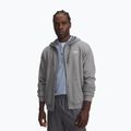Men's sweatshirt Under Armour Rival Fleece Full Zip castlerock light heather/black